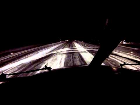 Посадка ночью в Мурманске