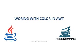 Which method is used to set color in Java? | Set Background Color | Set Foreground Color Of Control