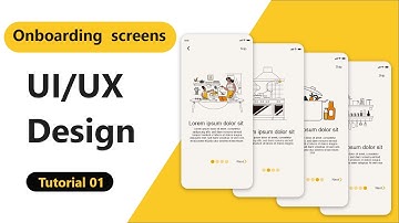 How To Design An App Onboarding Screen  | Adobe XD Tutorial 1 (2021)