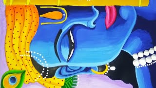 krishna easy painting