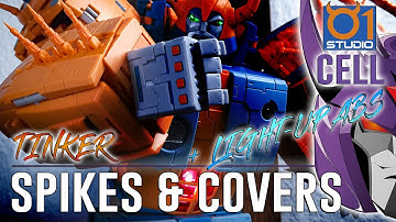 01 Studio Cell Spikes & Screw Cover Cuide | Unicron | The Nerd Crate Too