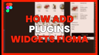 How to ADD PLUGINS and WIDGETS in FIGMA AI to IMPROVE your DESIGN