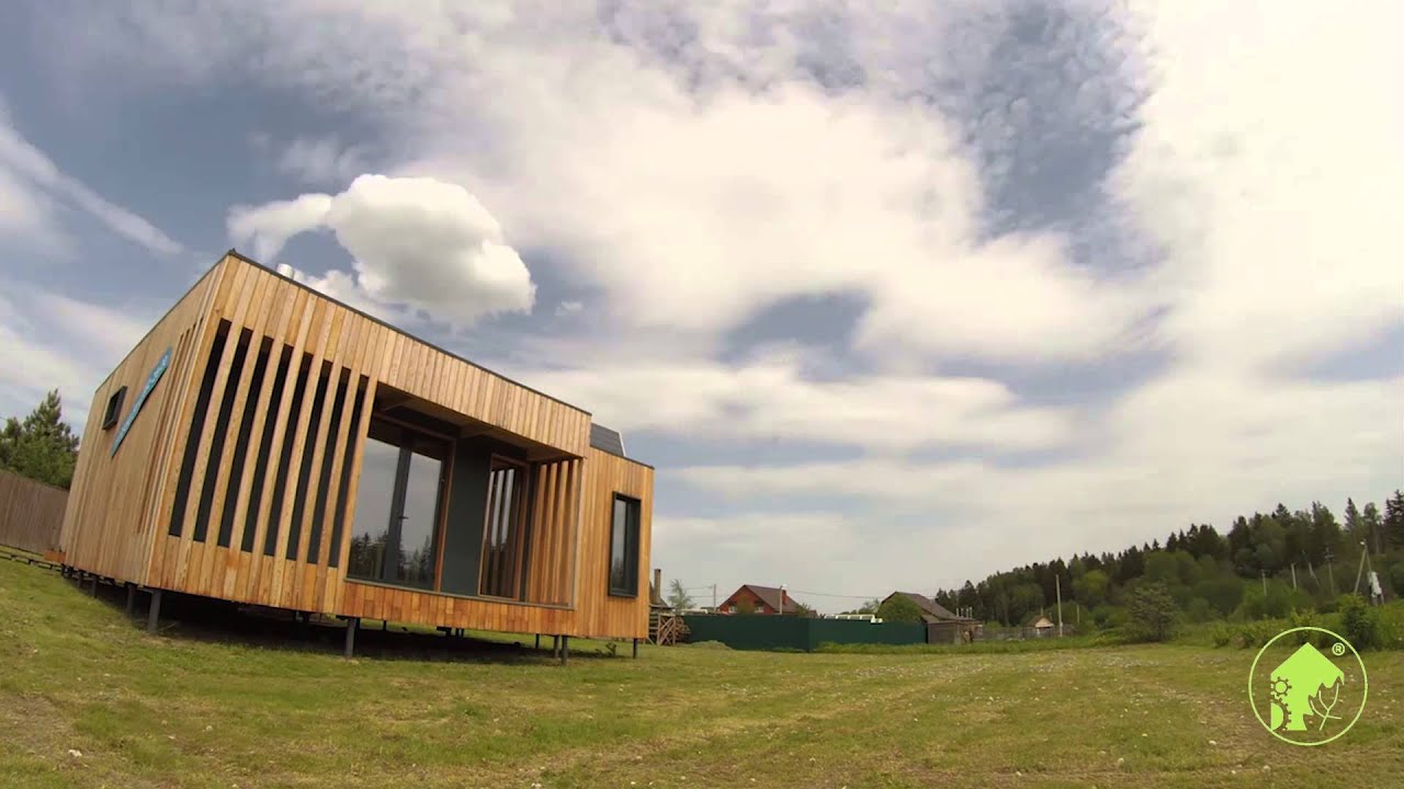 Автономный экодом Инэко - YouTube