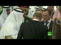 خنجر حرس الشرف السعودي يلفت انتباه بوتين