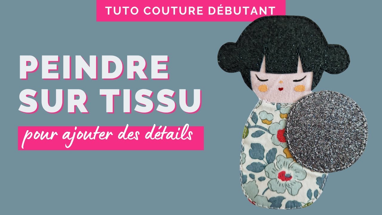 Peindre sur tissu pour ajouter des détails à tes créations couture