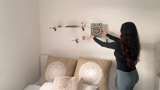 Acrylic Glass Shelves Review - Small Bedroom Makeover with Brianna