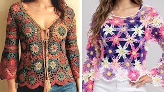 Beautiful Handmade Crochet Top/ Blouse Design Idea's 
