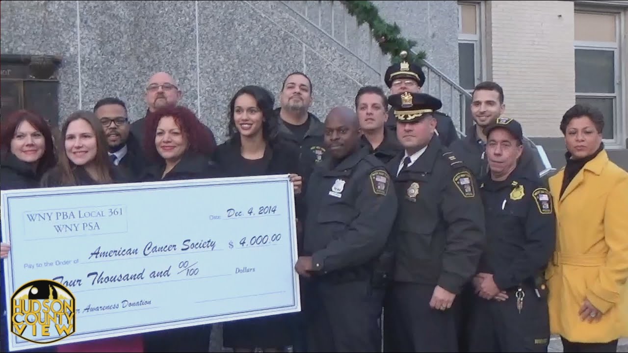 West New York police donate 4,000 to American Cancer Society YouTube