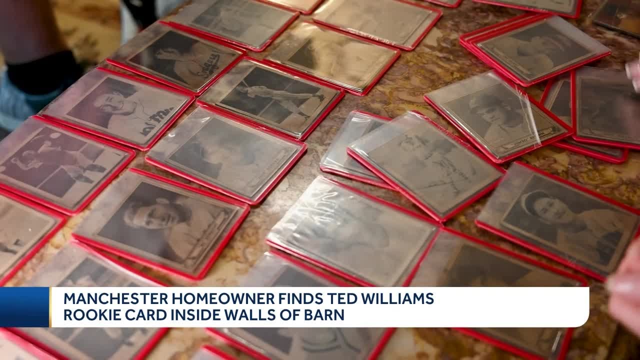 Manchester woman finds historic baseball card collection in her old barn house