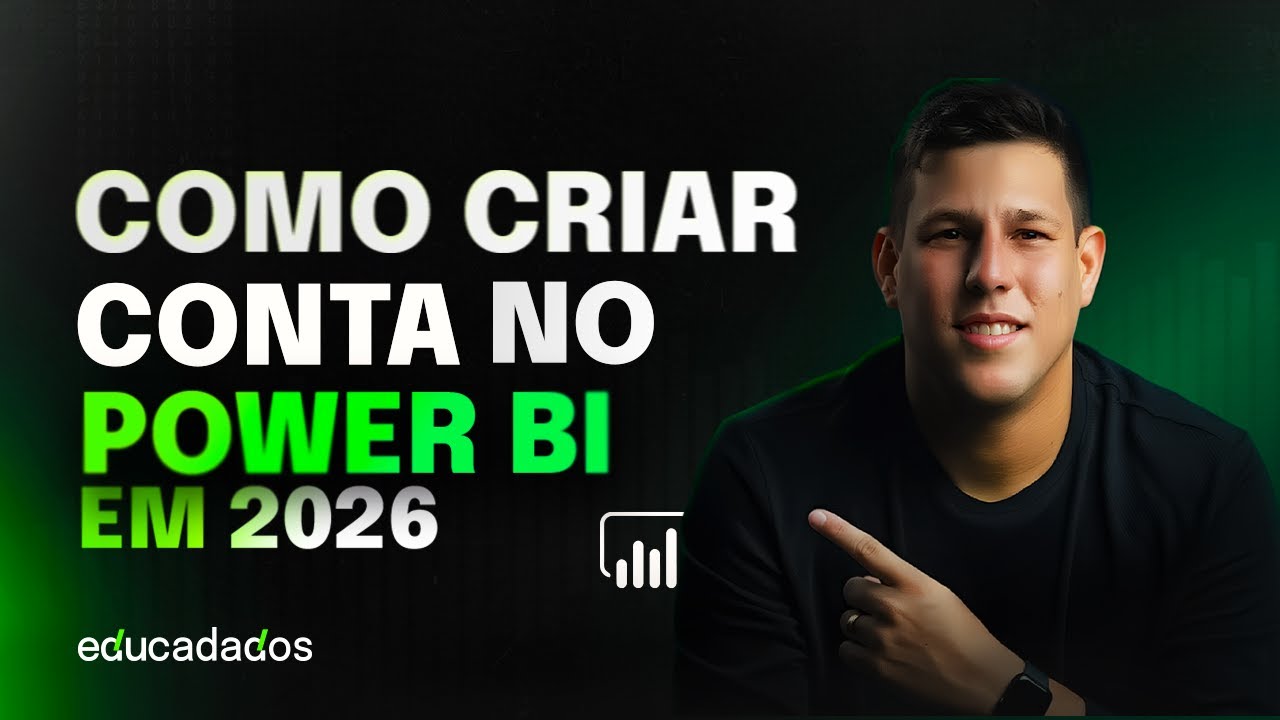 Criando nossa conta Power BI de forma gratuita em 2026 + Publicar relatório na web