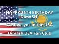 Dimash! Happy 26th Birthday! May 24, 2020
