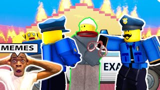 Roblox NEED MORE HEAT Funny Moments (All Endings) | ROBLOX SKIP SCHOOL - Full Walkthrough