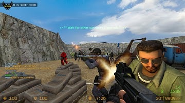 ZOMBIE ESCAPE MOD ON COUNTER-STRIKE: SOURCE, MAP: ZE_ CSS