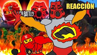 REACCIÓN a Kai VS Tahu (Ninjago VS Bionicle) | DEATH BATTLE!