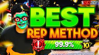 The BEST REP METHOD In NBA 2K27! The FASTEST And MOST EFFICIENT WAY To REP UP! HOW TO EARN XP FAST!