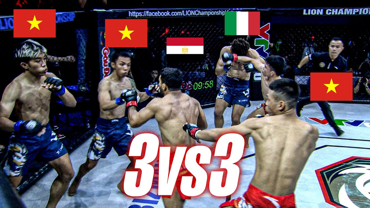 🔥ĐẠI ĐỊA CHẤN 3vs3 KINH ĐIỂN BẬC NHẤT MMA LION, QUÁ CĂNG THẲNG VÀ KỊCH TÍNH