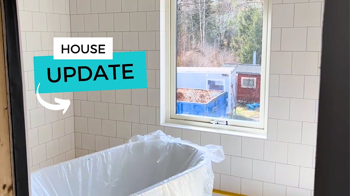 Our new house is almost finished! Tiling, painted walls, and more...