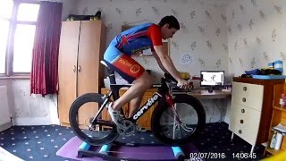 Training with Tacx T1000 Antares Roller Trainer