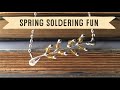 Soldered Springtime Necklace Tutorial | Soldering Iron Jewelry