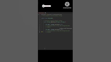 Adding two Binary Number | Normal Method | Java | @CodingwithShameera1  #java #programming
