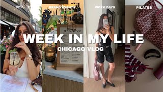 VLOG | chill week living in chicago, work days, brand events, gno, ballet class, brunch + more!