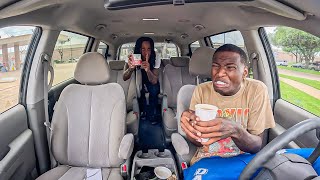 HIDING IN TRUNK & DUMPING BLACK PEPPER IN LOADED DRINK..*Bad Idea*