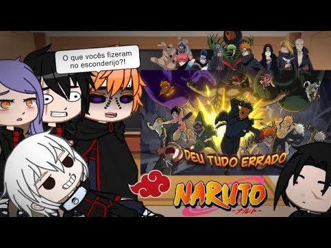 Akatsuki react AKATSUKI FAZ UMA FESTA!| UM CAOS COMPLETO - P4 | Naruto |(Voice Makers) Gacha Club
