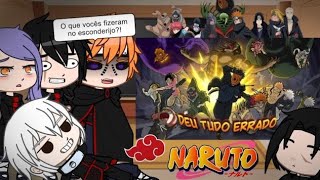 Akatsuki react AKATSUKI FAZ UMA FESTA!| UM CAOS COMPLETO - P4 | Naruto |(Voice Makers) Gacha Club