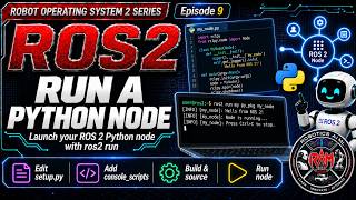 #9 ROS2 Python Node with ros2 run | setup.py, Colcon Build & Package.xml Explained | Episode 9