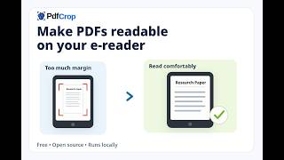 How to Crop PDF Margins for E-Readers with PdfCrop