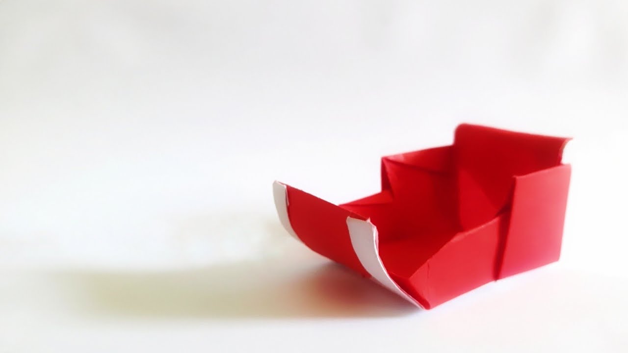 HOW TO MAKE SANTA SLEIGH OUT OF PAPER | CHRISTMAS ORIGAMI IDEAS