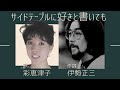 彩恵津子 サイドテーブルに好きと書いても 作詞 伊勢正三 作曲 安部恭弘