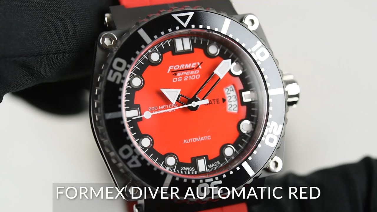 Formex Diver Automatic Red - SeriousWatches.com