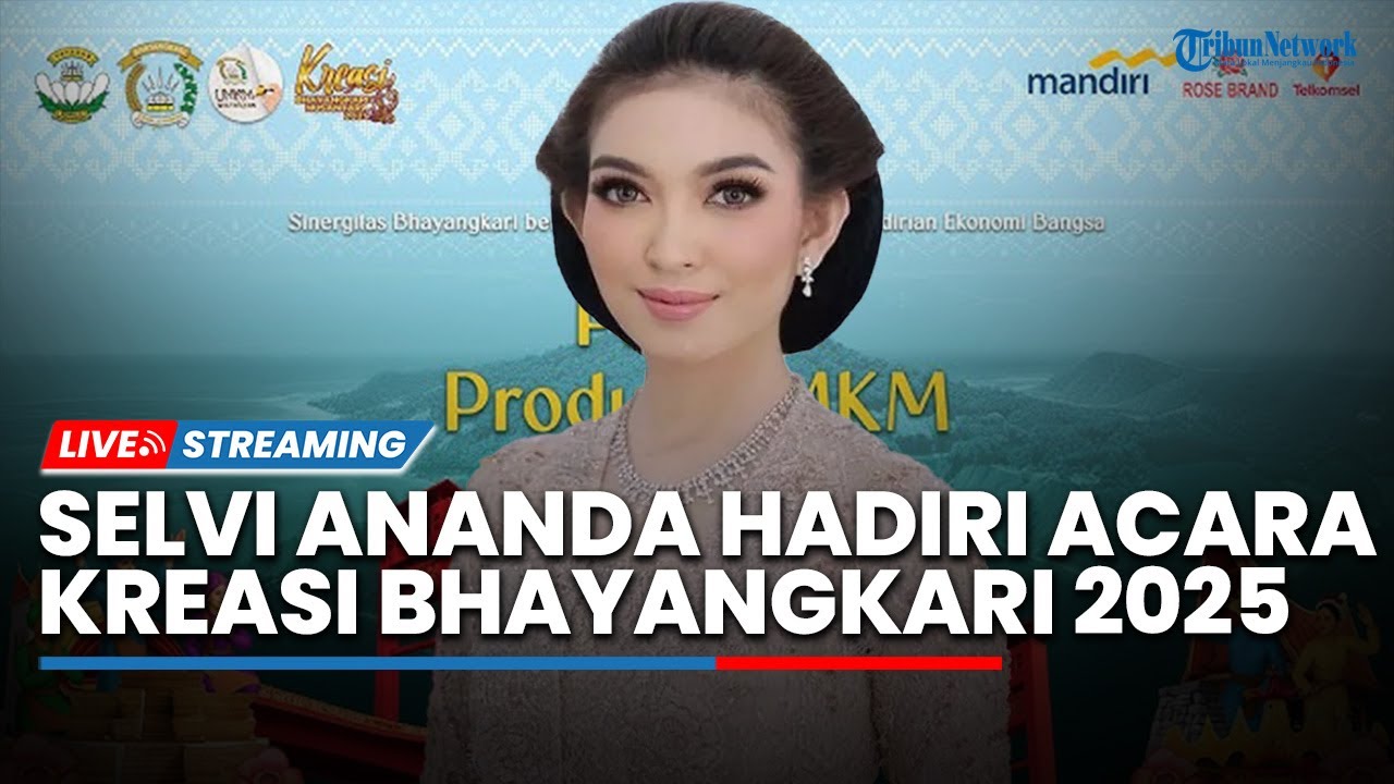 🔴LIVE: Selvi Ananda Hadiri Acara Pembukaan Bazar Kreasi Bhayangkari Nusantara 2025