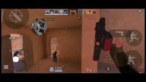 Destroyed enemy team only with M4A1 AKR and DESERT EAGLE #gaming 