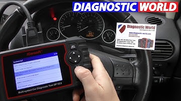 Official iCarsoft OP v2.0 SRS Airbag Light Reset Demonstration