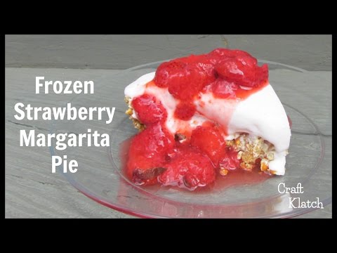 Frozen Strawberry Margarita Pie DIY ~ In the Kitchen with Craft Klatch