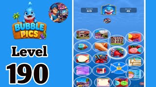 Bubblepics pop jigsaw puzzle level 190 solution and walkthrough for guidance