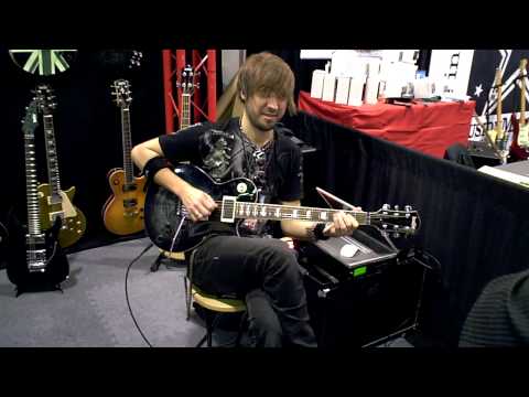 Andy Wood visits Indie Guitar Booth NAMM 2010