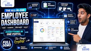 Employee Dashboard Demo | Complete Task Management Portal by MYSEOSMO | Meetings & Vault