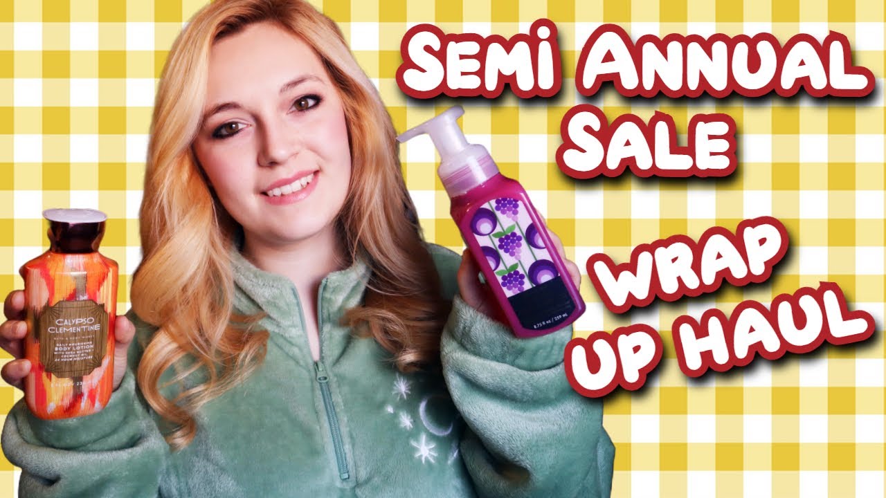SEMI ANNUAL SALE 2023 FINALE Bath & Body Works Clearance Haul YouTube