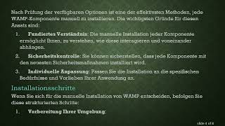 Finden Eines All-In-One-Pakets Zur Wamp-Installation Auf Produktionsservern