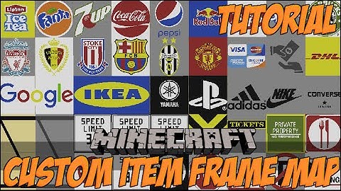 Minecraft Custom Item Frame Map Repository + Installation Tutorial