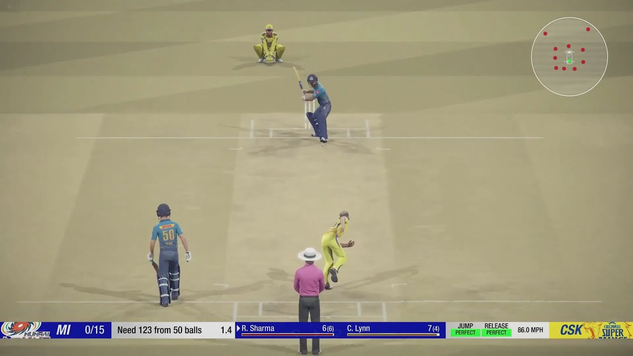 Sam Curran ki Yorker || Rohit Sharma ki Wicket le. Cricket 19 || Csk vs Mi 2021.