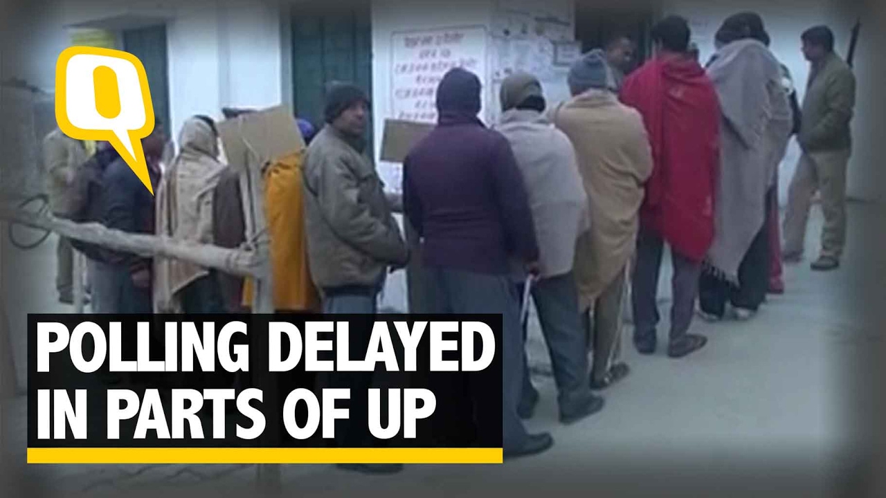 The Quint: Polling Delayed in parts of UP Due to Faulty EVMs