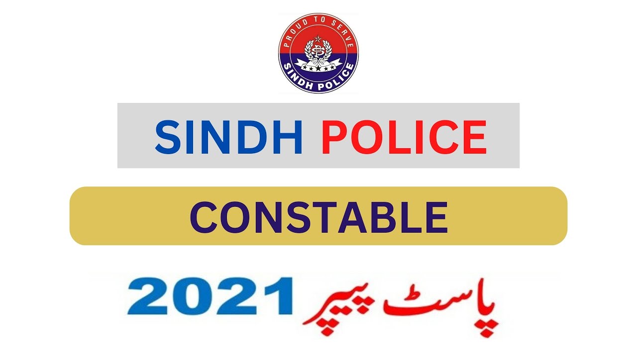 Constable Sindh Police Past Paper 2021 | Sindh Police Past Papers