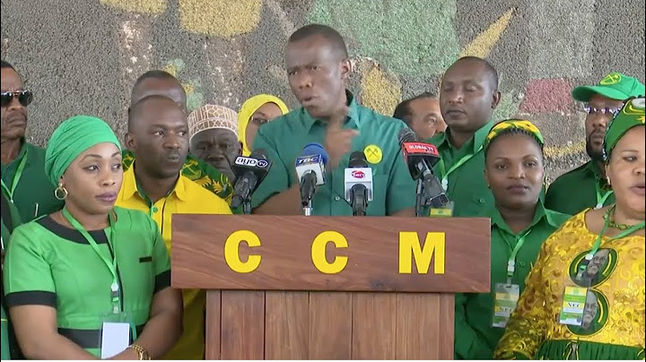 BREAKING: MAJINA YA WAGOMBEA UBUNGE CCM YANATANGAZWA