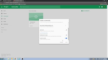 Google Plus creating and sharing communities