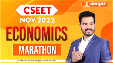 CSEET NOV 2022 | Economics Marathon