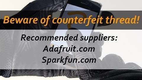 Make Gloves Work With A Touch Screen